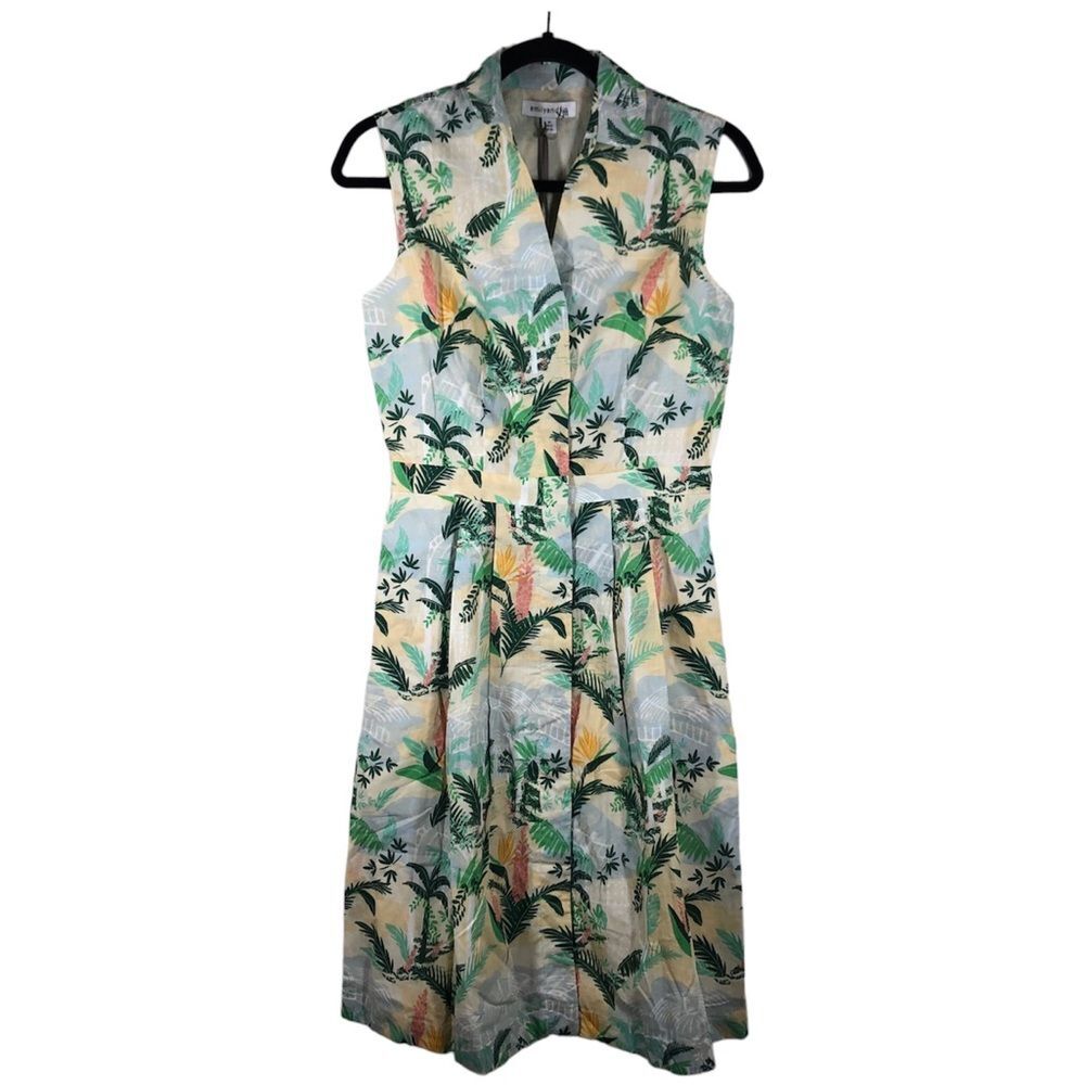 Emily And Fin Clara Dress Victorian Glasshouse Tropical Size XS NWT